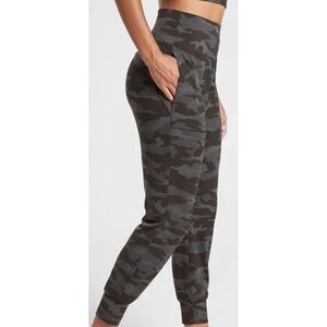 ATHLETA Salutation gray Camo SEAMLESS JOGGERS PANTS sz S